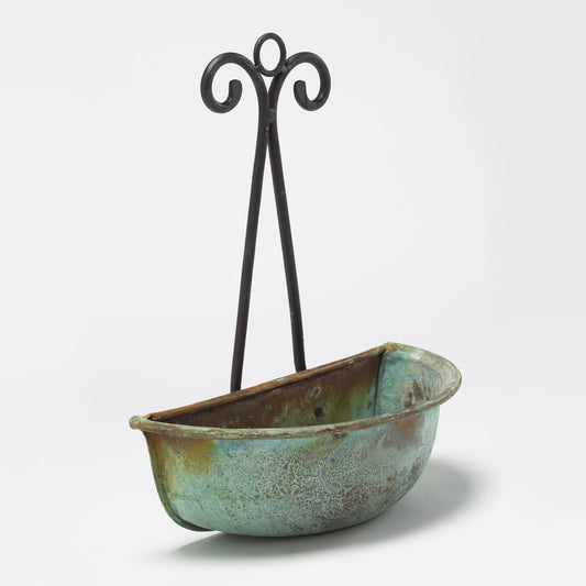 Verdi Half Cut Cauldron with Iron Hanger