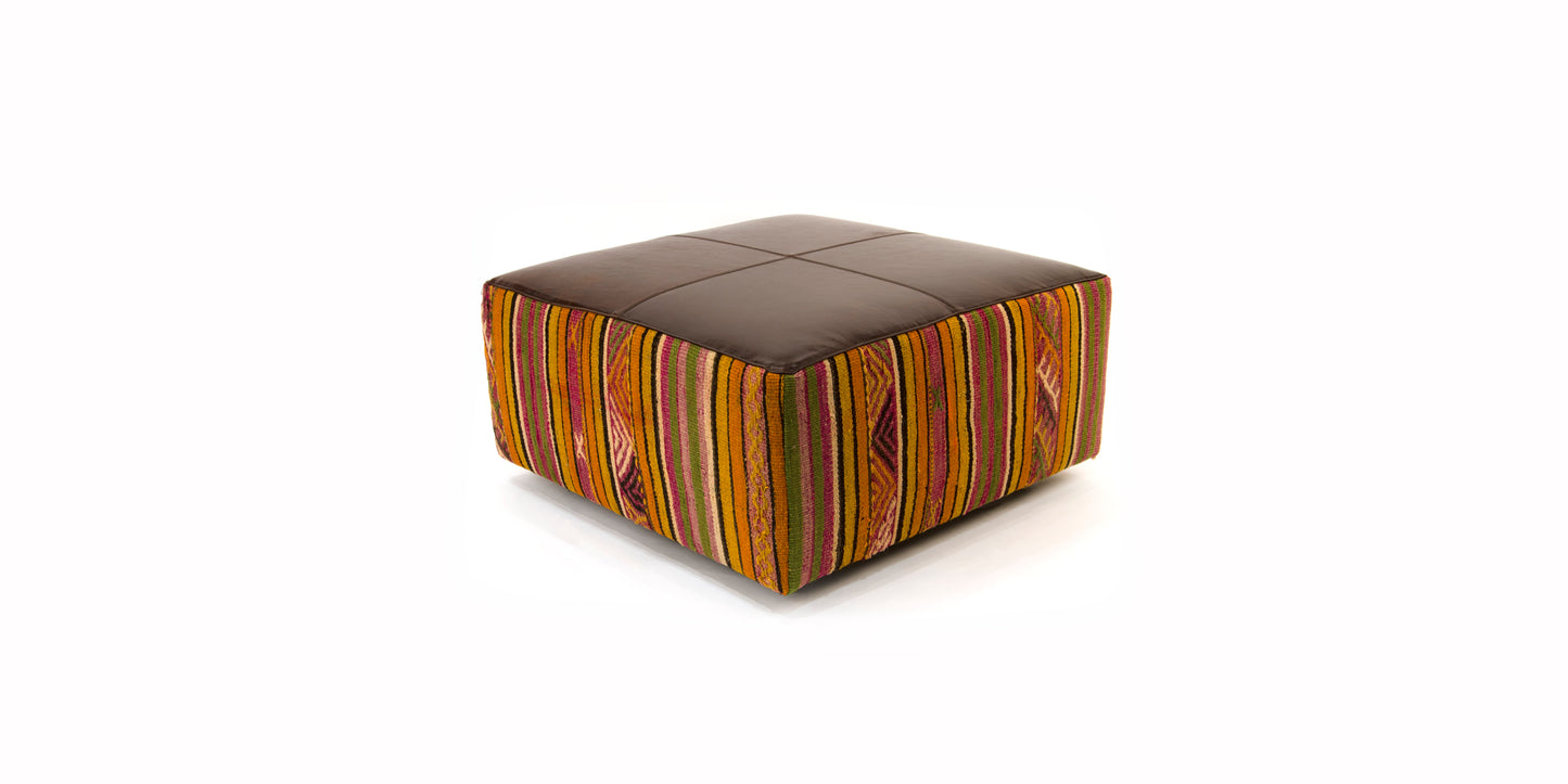 Tuscan Square Ottoman 30"