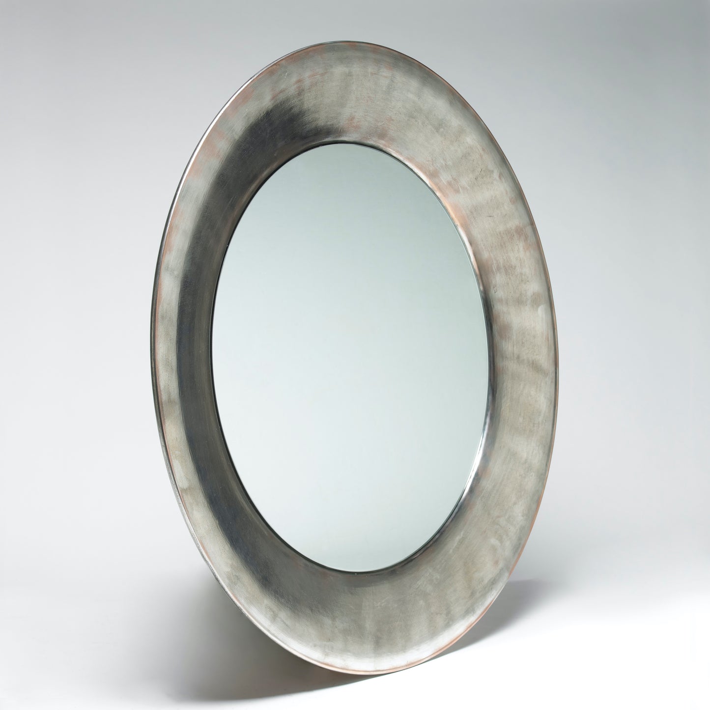 Round Tinned Glazed Mirror 37"