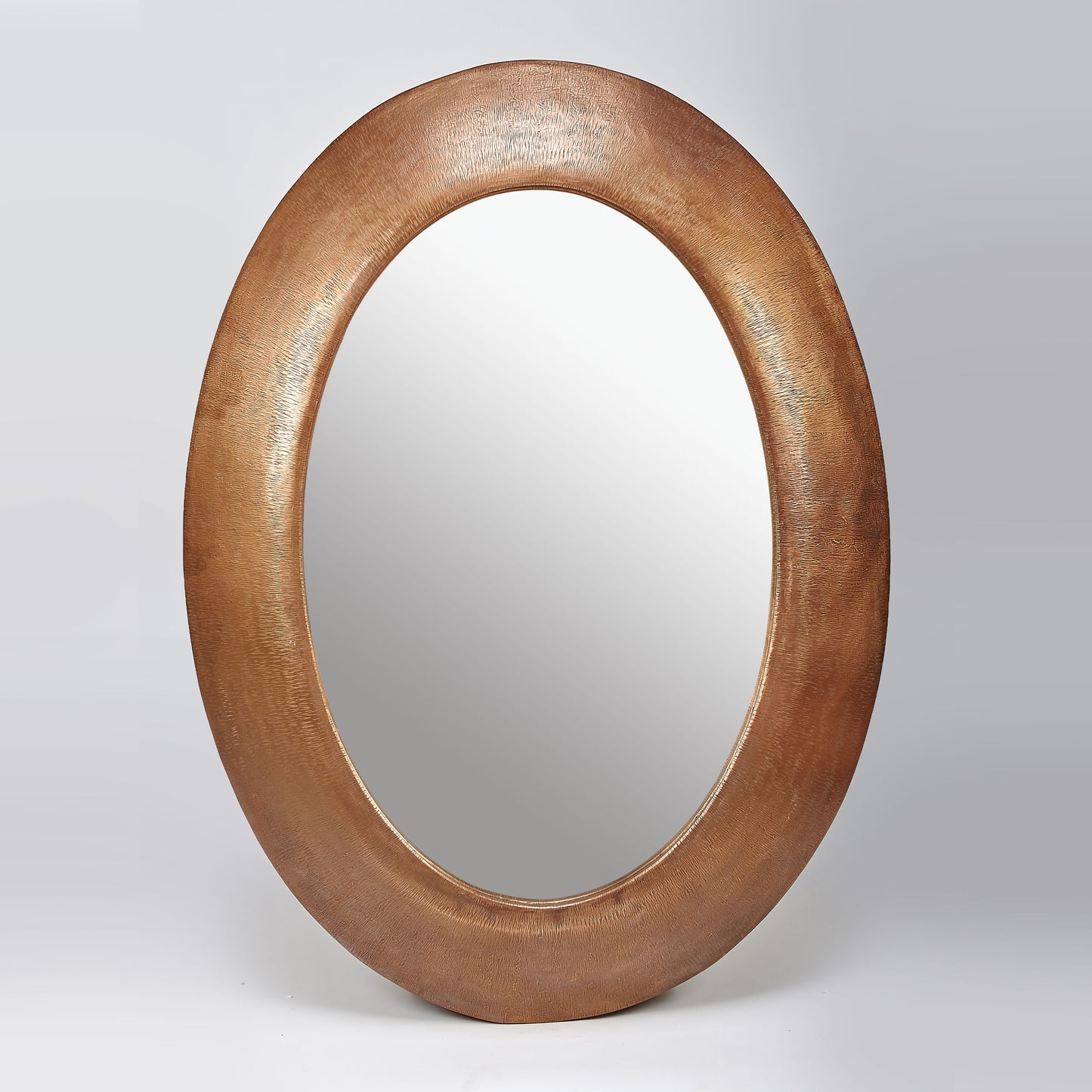 Textured Ocal Mirror - Copper 33x44