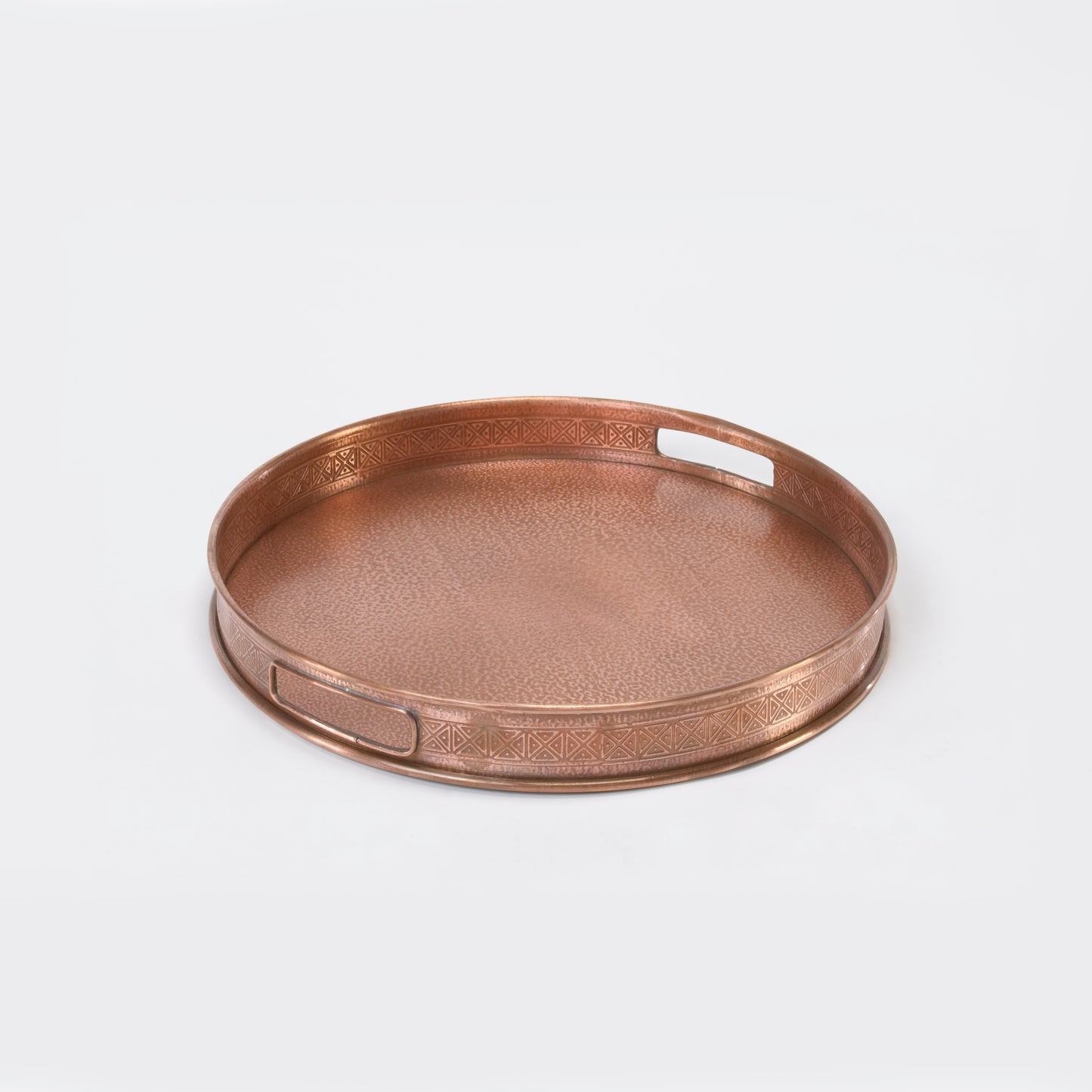 Newport Round Copper Tray