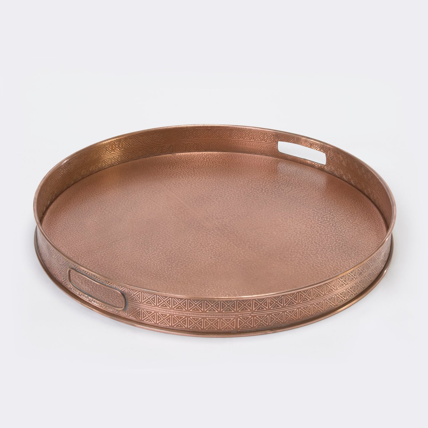 Newport Round Copper Tray