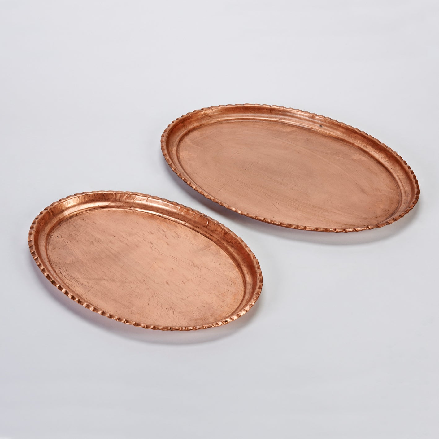 Greenwich Oval Copper Tray