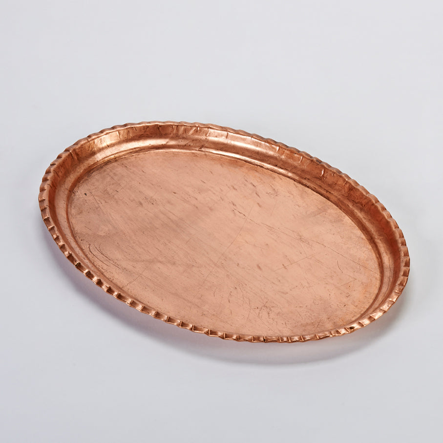 Greenwich Oval Copper Tray