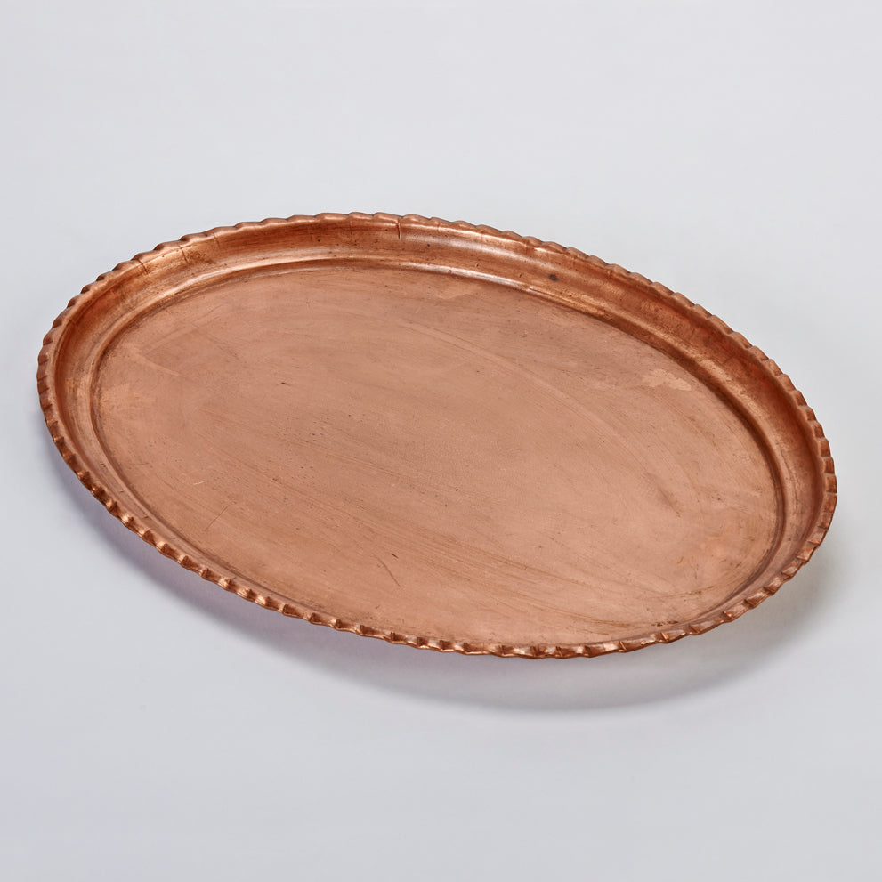 Greenwich Oval Copper Tray