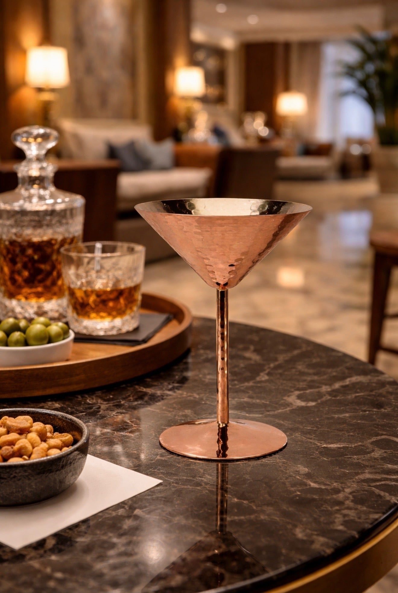 Copper Martini Holder