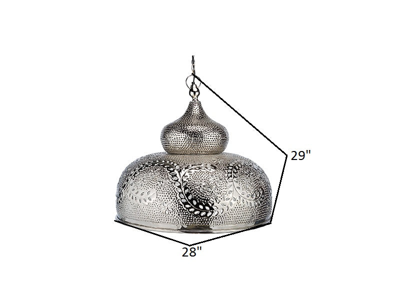 Topkapi Hanging Light - Silver