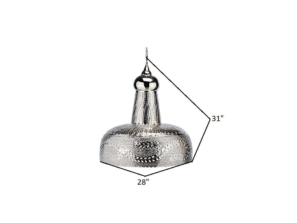 Kemer Hanging Light - Silver