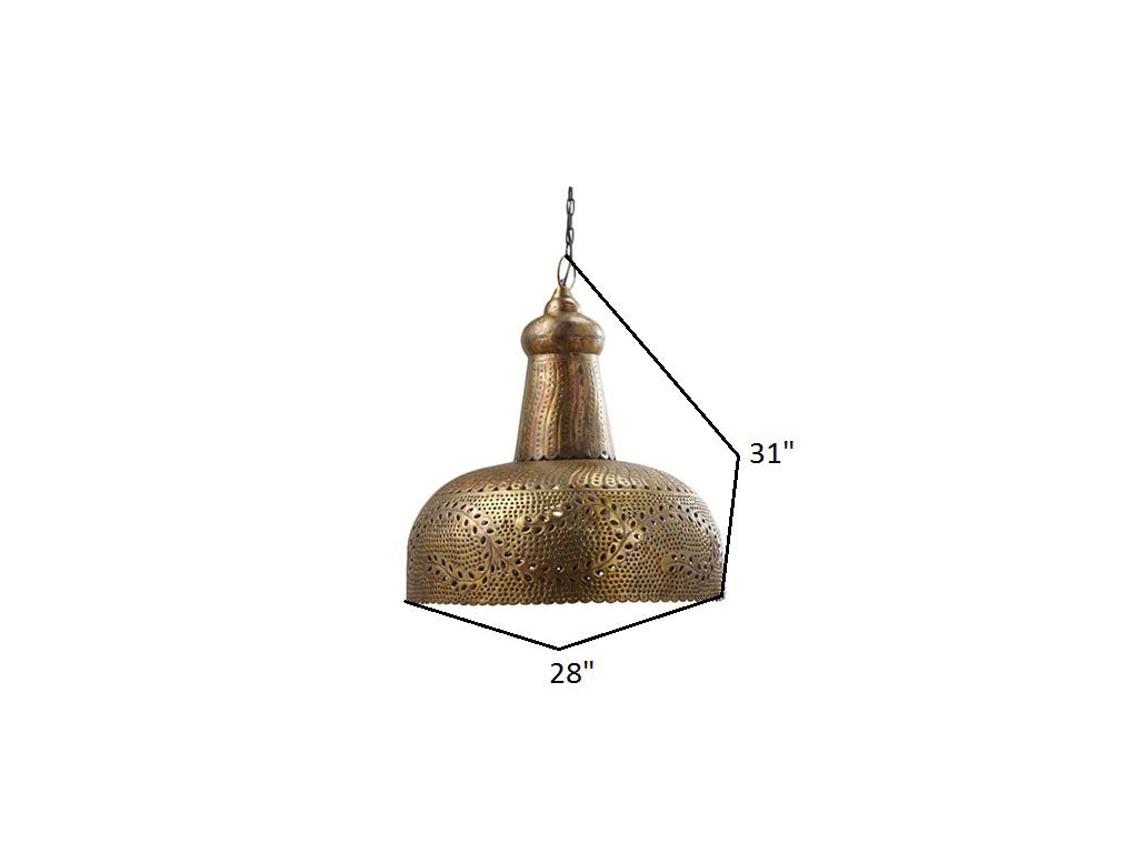 Kemer Hanging Light - Copper