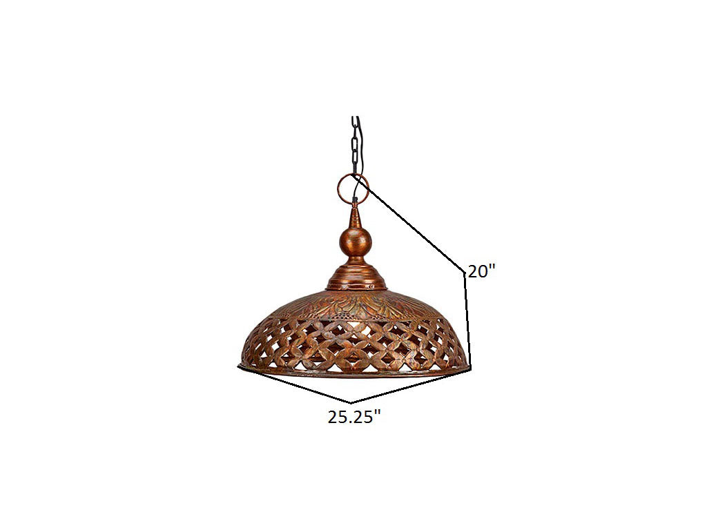 Konya Hanging Light - Copper