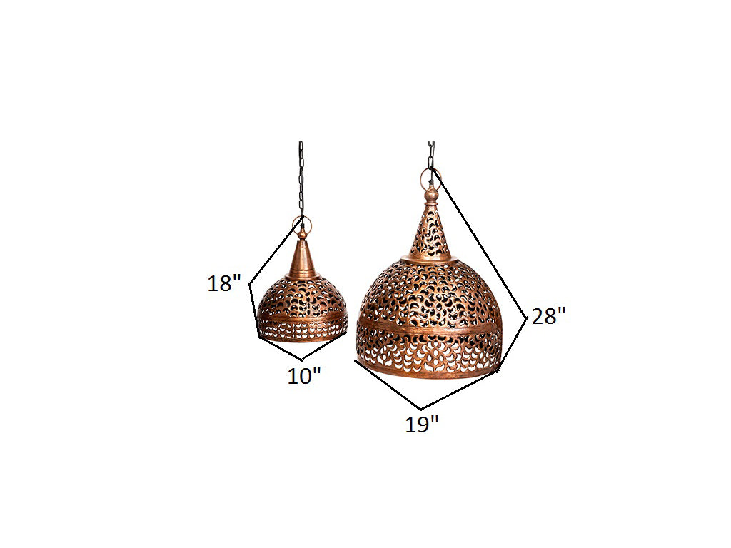 Patera Hanging Lamp - Copper