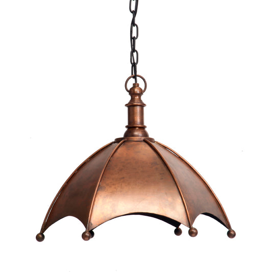 Umbrella Hanging Light - Copper