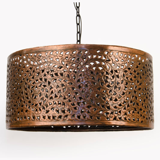 Drum Hanging Light - Copper