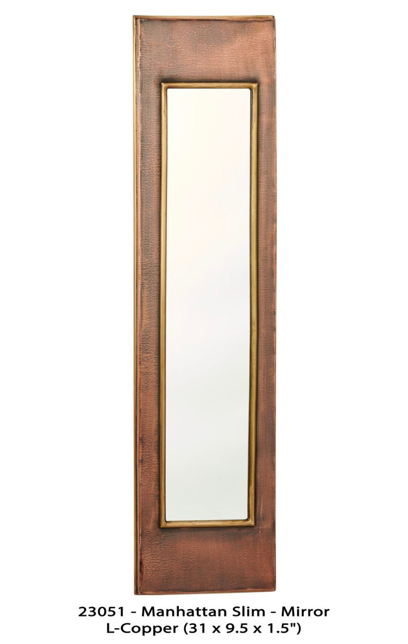 Manhattan Slim Mirror Copper