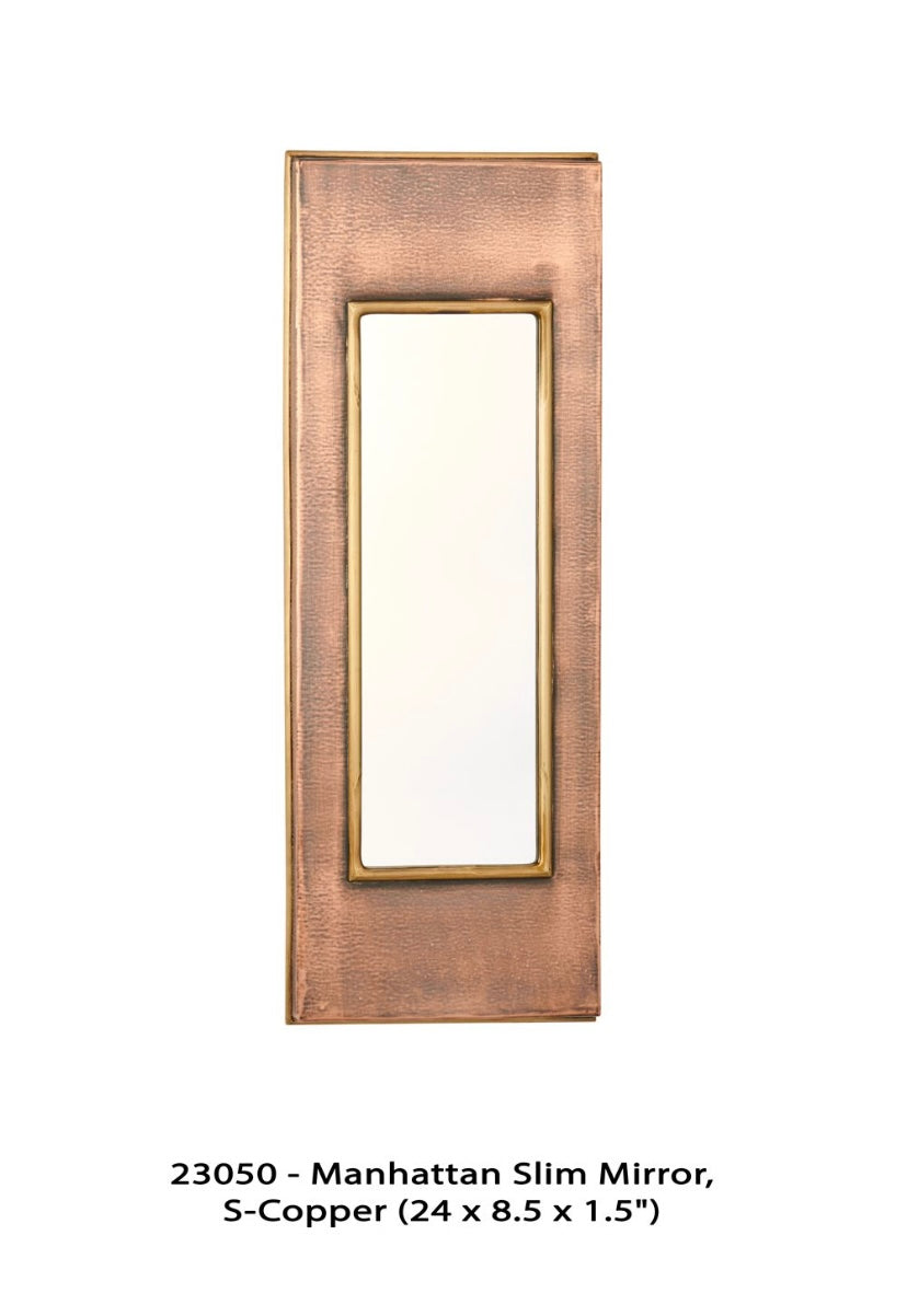 Manhattan Slim Mirror Copper