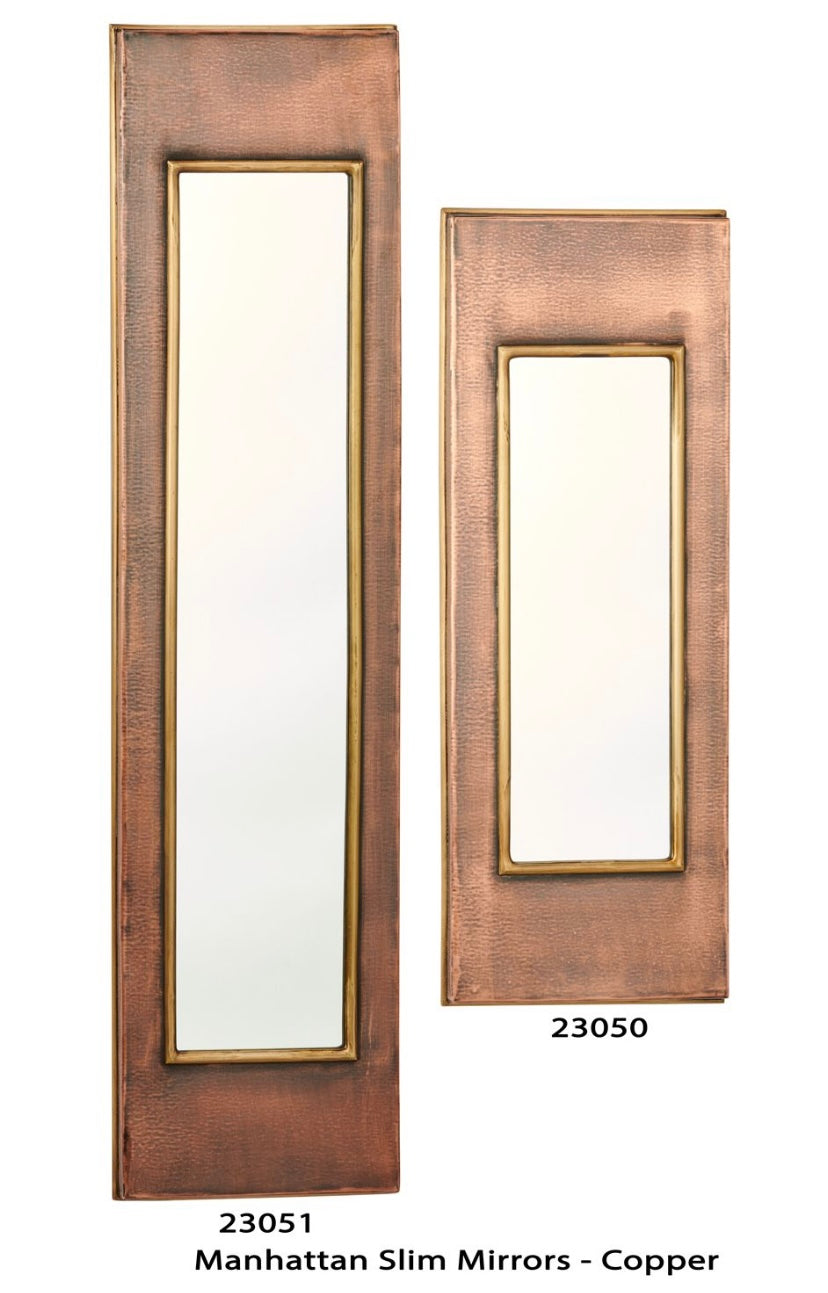 Manhattan Slim Mirror Copper