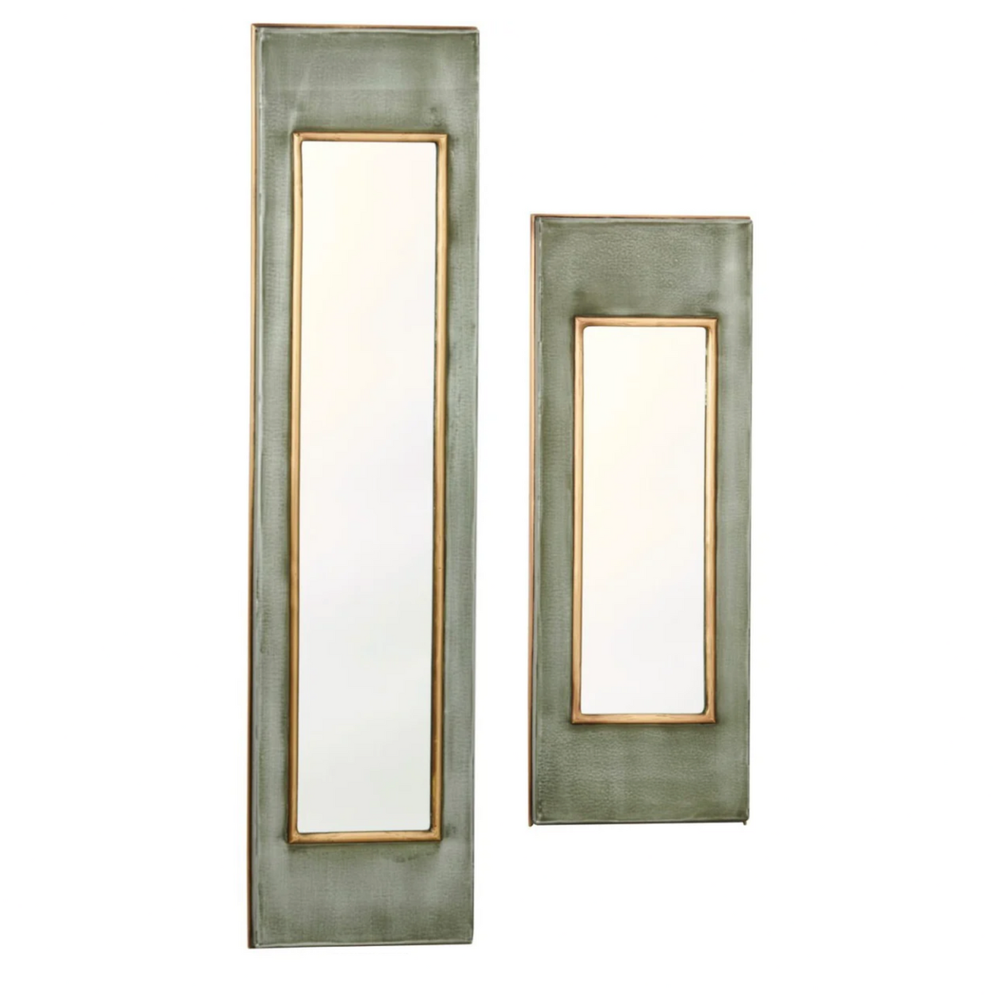 Manhattan Slim Mirror Zinc